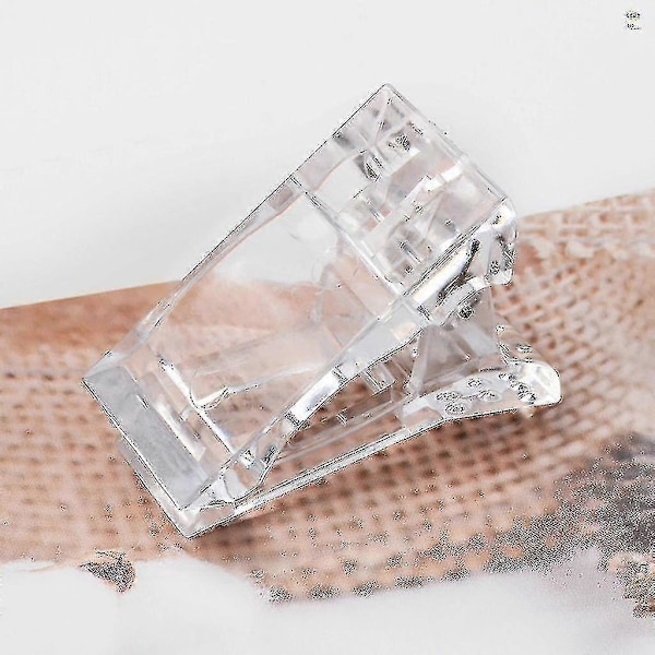 Fgao 1 st Kristall Nagel Tipp Klämma Finger Förlängning Kristall Lim Nagelform Fixeringsklämma X