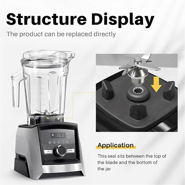 Bladbyte för Vitamix Blender Vått Bladbyte för Vitamix 5200 Serien Blender Mixer 64