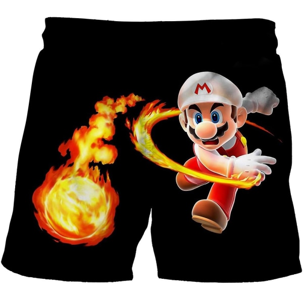 2023 Summer Kids Mario Shorts Tecknad Super Mario style 5 100cm