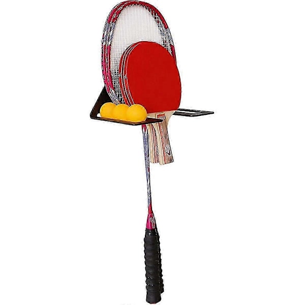 Bordtennisbat Holder Bordtennis Rack Display Vægholder Bordtennis Opbevaringshylde Bordtennis Tilbehør