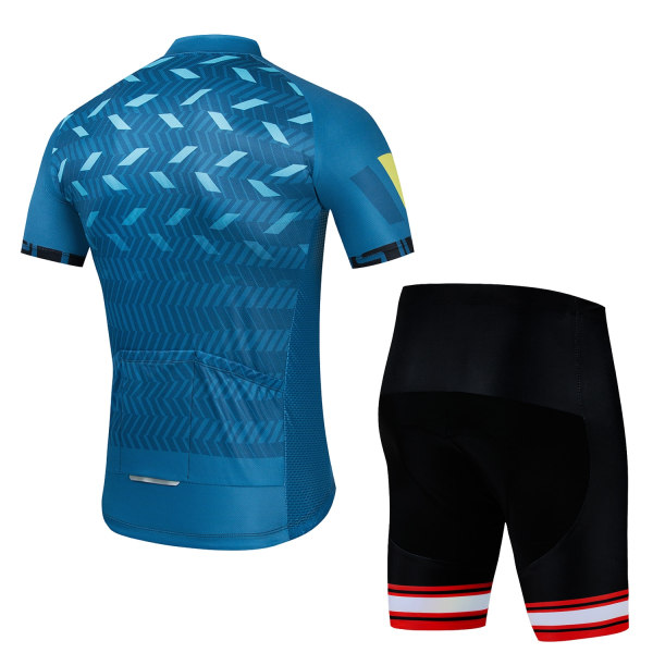 2023 Sykkeltrøyesett Herre Sykkelklær Landeveissykkelskjorter Dress Sykkelsmekkeshorts MTB Ropa Ciclismo Maillot Gray XL