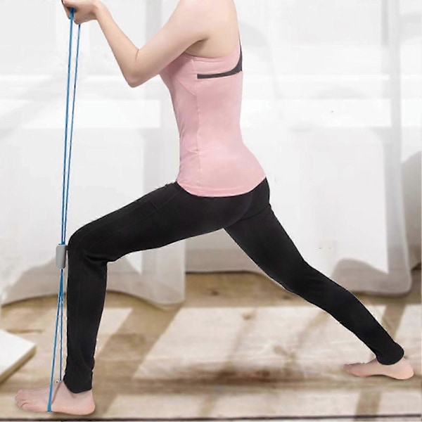 Figur 8 Dragare Tpe Skum Hög Elastisk Justerbart Motstånd Stretchband Bröstdragare För Styrketräning Blå