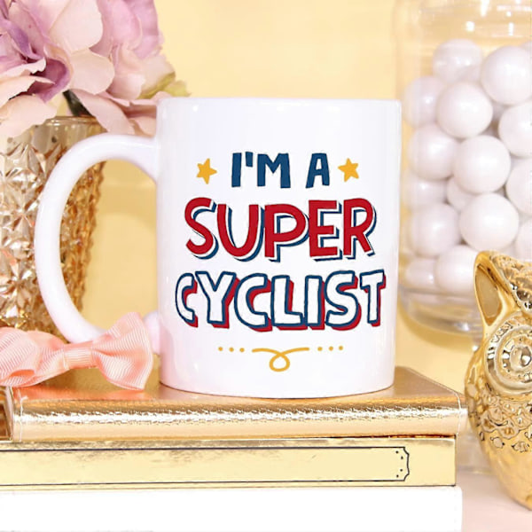 Cykelrytter Krus Jeg Er Super Sjov Gave til Kolleger Keramisk 11oz Krus