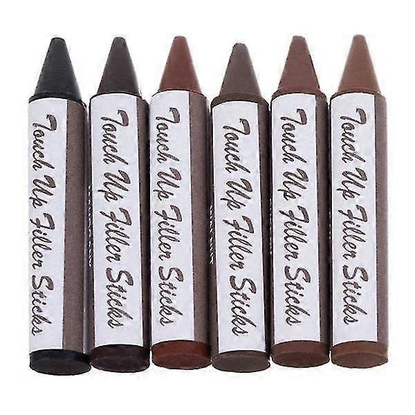 Reparationspenna för möbler och paneler - 12-pack flerfärgad