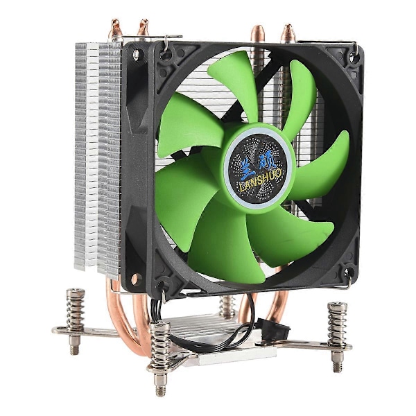 CPU-kylare 2 Värmerör Ultratyst Kylfläkt CPU-radiator för LGA 2011 X79 X99 X299 (3Pin Enkel