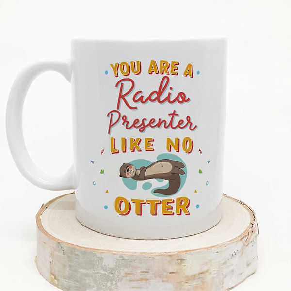 Radiovært Krus Du er som ingen anden Odder Sjov Gave til Kolleger Keramisk 11oz Krus