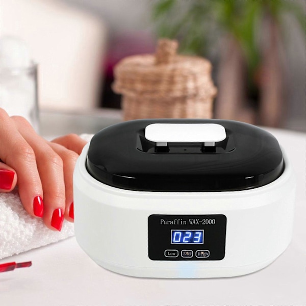 Varm Voks Håndmaskin Parafinbad 20Min Rask Vokssmelting Vokssmelter Parafinvarmer Parafinvoksvarmer for Ansikt US Adapter