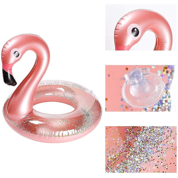 2-pack Uppblåsbar Pool Float Dryckeshållare Set Elegant Vinyl Flytande Pool