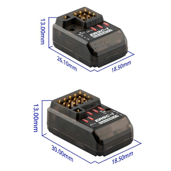 Radiomaster ER3Ci 3CH RX Vastaanotin 2.4GHz ELRS PWM Vastaanotin