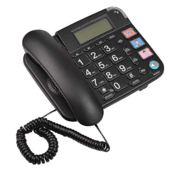 Fasttelefon med store knapper