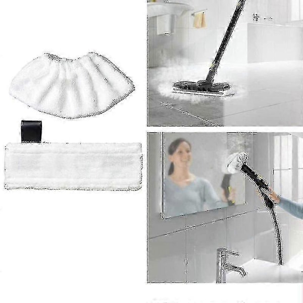 Karcher Easyfix SC2 SC3 SC4 SC5 Höyrypuhdistajan Vaihtohöyrymopin Liina Mikrokuitu Lattialiina
