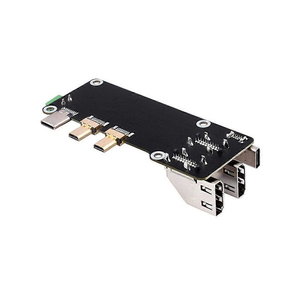 Mini -Kompatibel med -C Multifunktionel Adapter To Strømforsyningsmetoder Dobbelt 4K Output til 5 / 4B