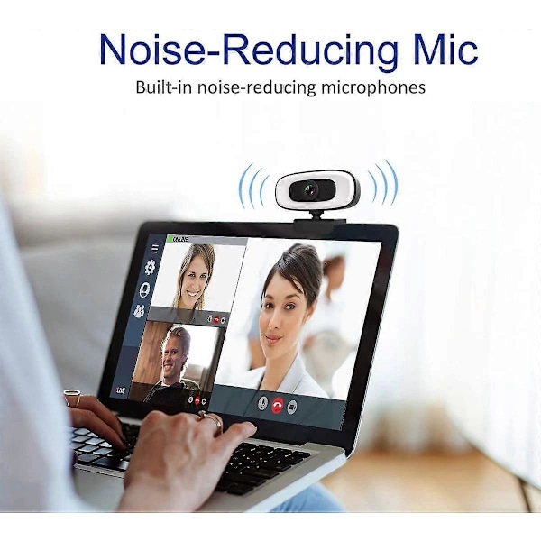 Mini 4K Webbkamera USB Dator 2K Webbkamera För PC Bärbara Datorer Livestreaming Full HD 1080P Webbkamera För Arbete Med Mikrofon Stativ