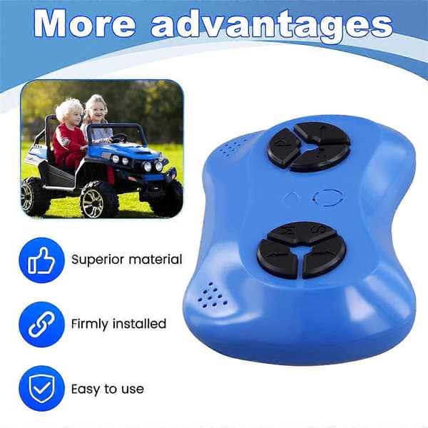 Elektrisk børnebil FCC Børnebil 2.4G Bluetooth Controller Elektrisk børnebil til børn Par