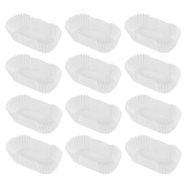 120 stk. Fedttætte Forme til Brød Straight Edge Bagepapir Non-Stick Kageforme Kage T