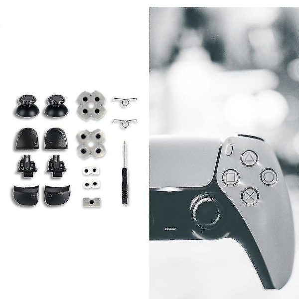 For Playstation-5 Ps5-kontroller L1-r1 L2-r2 Trigger-knapper Analog Spak Konduktiv Gummi Reparasjon For Dualsense-gamepad