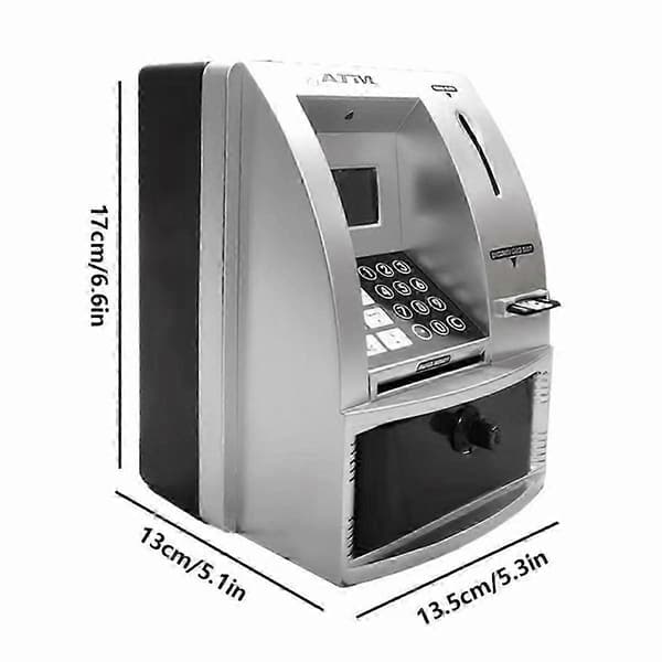 Smart ATM Pengegris til Penge Mini Banknote Stemme ATM Maskine til at Lære Børn Pengehåndtering