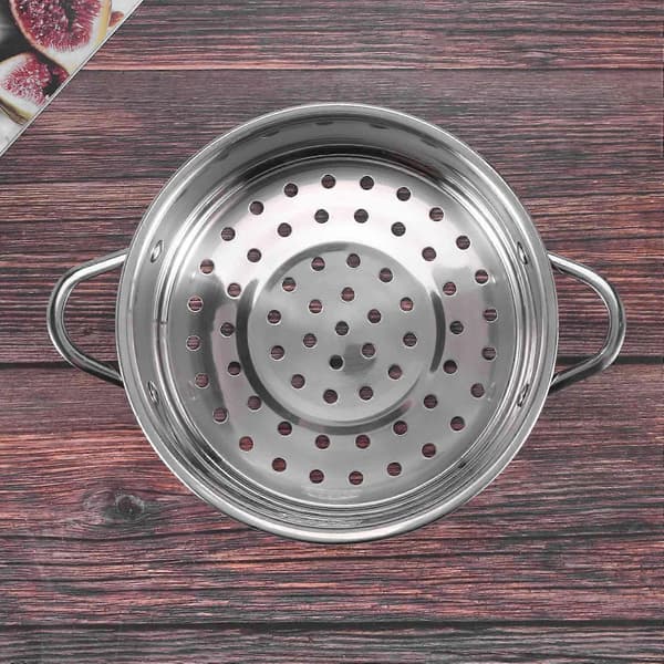16cm Fortykket Matdampstativ Rustfritt Stål Steamer