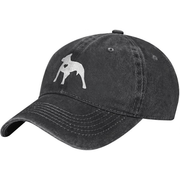 Love Pitbulls Unisex Cowboy -hattu Baseball-lippikset Säädettävä Urheilu Golf Denim Casquette Lippis Tyyli 983
