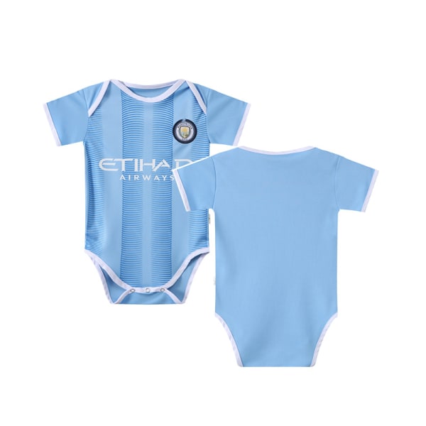 23-24 Real Madrid Arsenal Paris baby fodboldtrøje Argentina Portugal baby kravlende onesie Man City Size 9 (6-12 months)