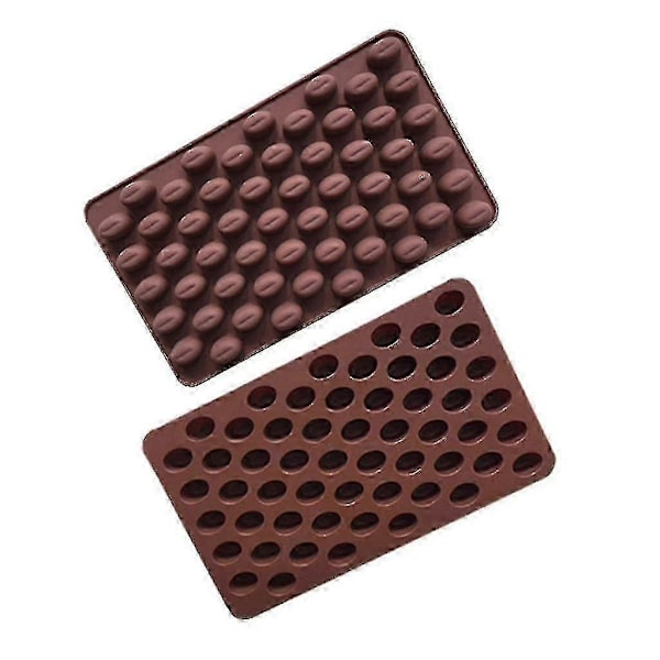 Silikonform Mini Kaffebönor Choklad Godis Form Handgjord Tårta