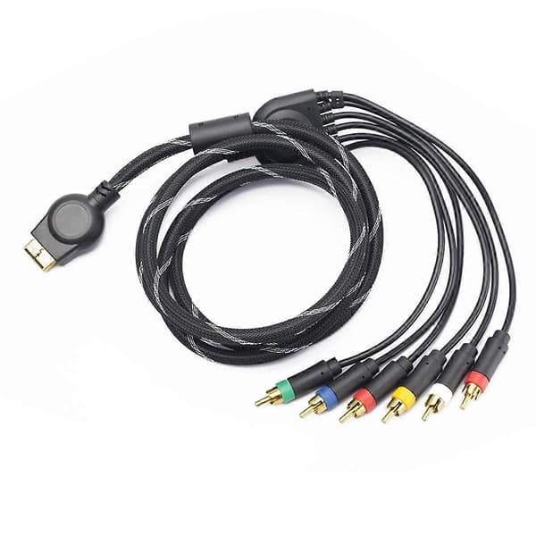 Komponentkabel 1,8m Högupplöst AV-kabel Spelkabeltillbehör