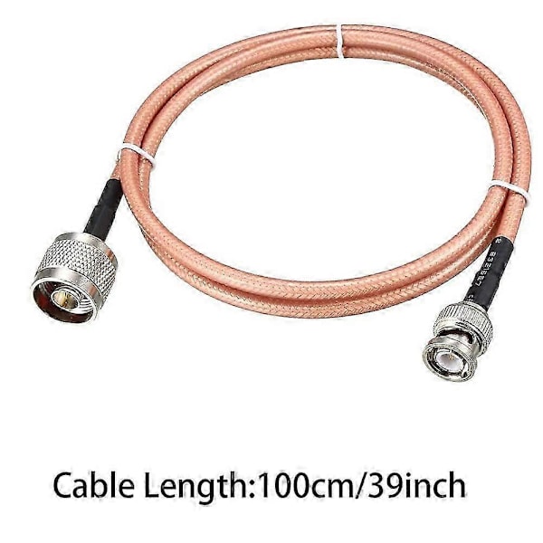 Lavt tab RF Koaksialkabel Forbindelse Koaksialledning RG-142 N Han til BNC Han 100cm