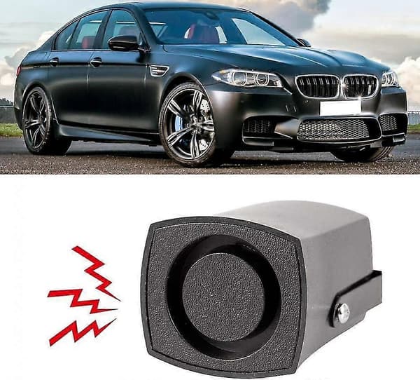 Summeri peruutusvaroitin, 12 V 115 dB auton peruutusvaroitin, peruutusäänimerkki, summeri, musta, yleismallinen