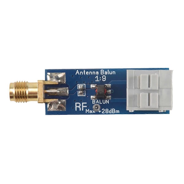 Balun One Nine Tiny Low Cost - 1:9 HF-antennibaluni antennisisääntulon suojauksella Ham it up SDR:lle