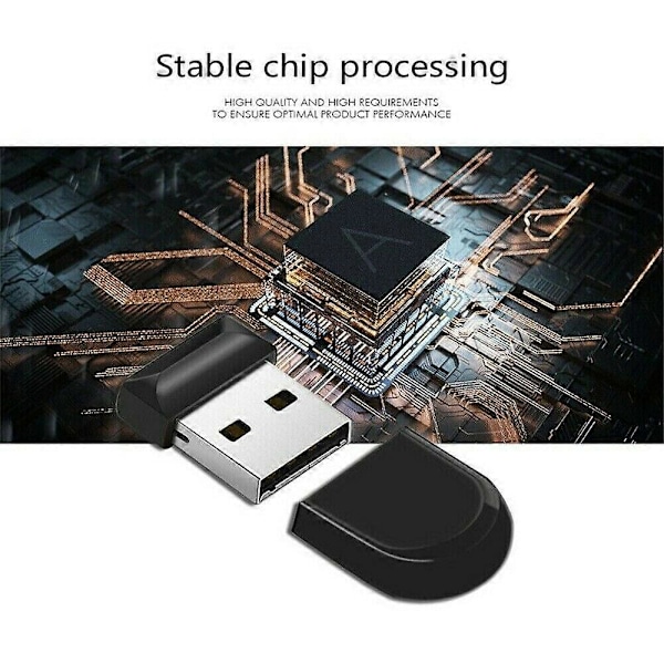 16GB USB Flash Drive Thumb Mini U Disk Memory Stick Pen PC Laptop Lagring Sort