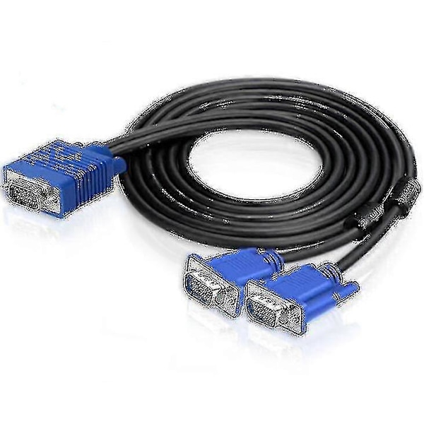 1 Ind 2 Ud Split Screen VGA Kabel