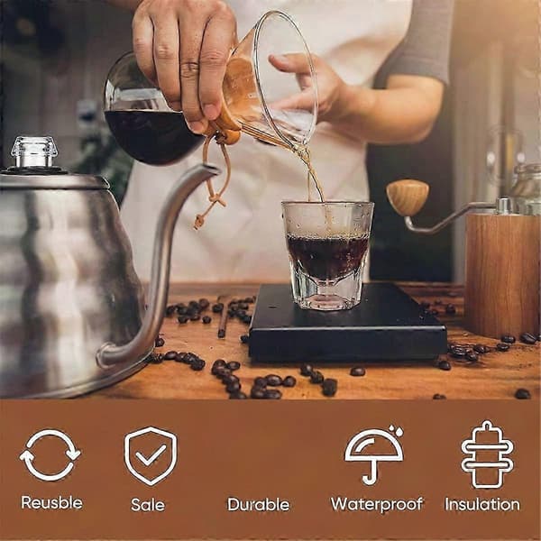 Farberware Yosemite Kaffeperkolator Reservedele - 2 Sæt Top & Skivering Transparent