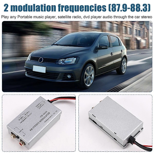 Bilfabrikk Radio Stereo Auxillary AUX Lydinngang Adapter