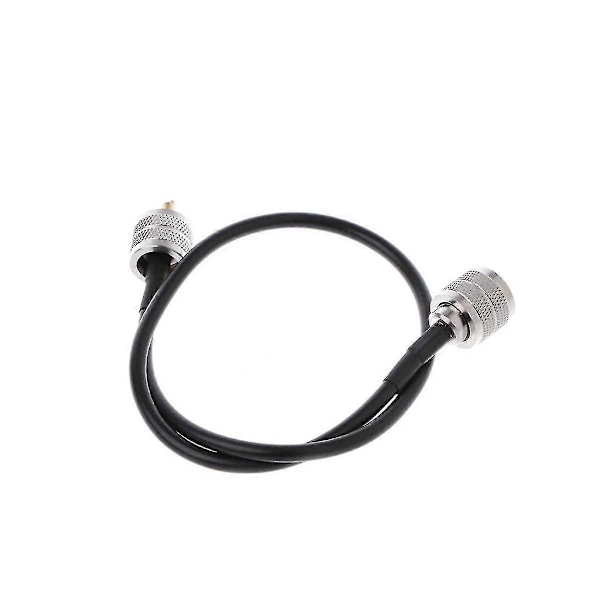 RF-koaksiaalikaapeli UHF-uros - UHF-uros liitin UHF PL259 uros - UHF uros PL259 RG58 pigtail-kaapeli 1m