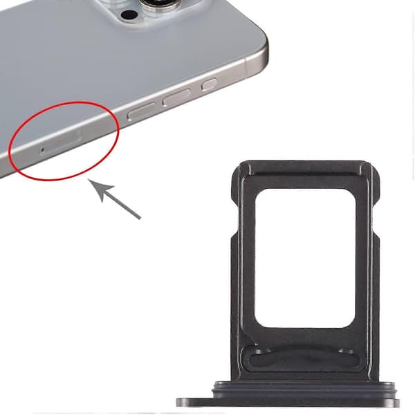 For iPhone 15 Pro SIM + SIM-kortbrett