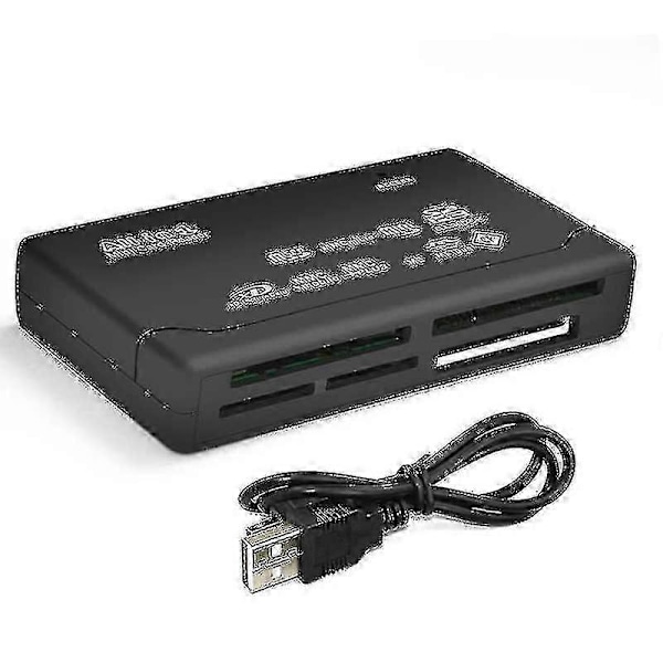 Allt-i-ett 1 Minneskortläsare Usb Extern Sd Sdhc Mini Micro M2 Mmc Xd Cf Ms