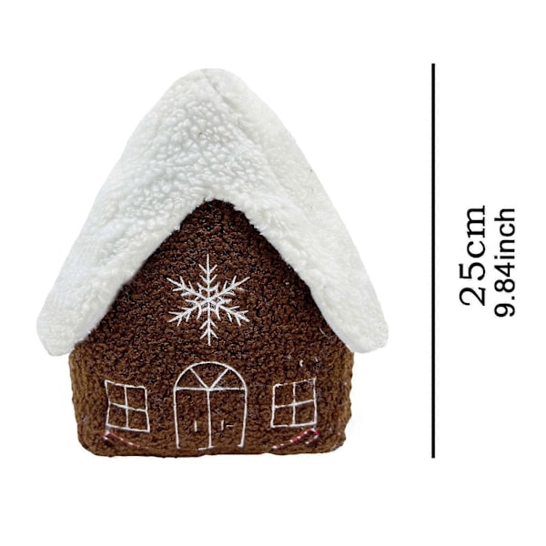 Peberkagehus Pynt Dejlig Plys Julepynt Jule Peberkagehus Ornament til Julefest Café