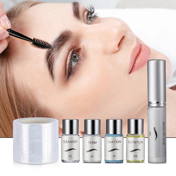 Skønhed Øjenbryn Laminering Sæt Permanent Makeup Sæt Vippebukning Op Bryn Løft Sæt.