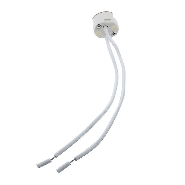 15 st vita MR16 GU5.3 keramiska sockel LED-lamphållare