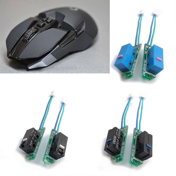 Museknap Switch Board Reparationsudskiftning 2 stk. Til Logitech G903/g900 50m