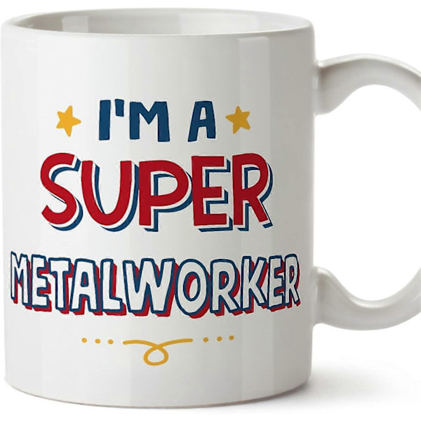 METALARBEJDER Krus Jeg er Super Sjov Gave til Kolleger Keramisk 330 ml Krus
