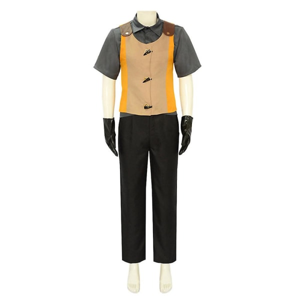 2023 Ny Cosdaddy Owl House Hunter Cosplay Kostume Voksen Herreskjorte Bukser Vest Suits Halloween Carnival Kostume XL