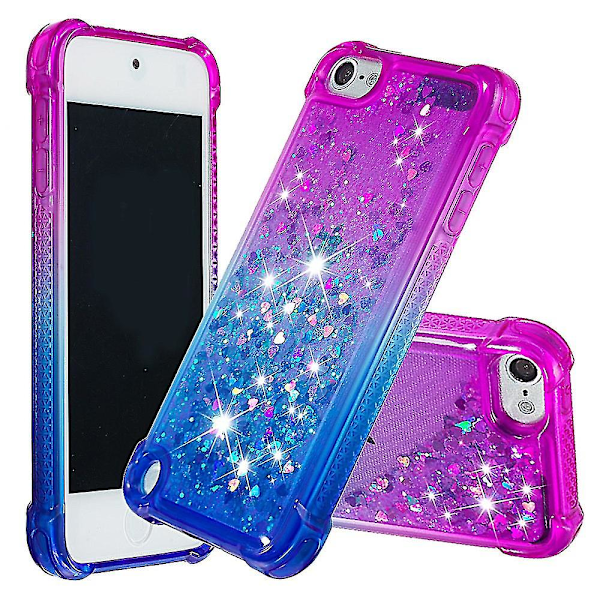 Gradient Glitter Pulver Flydesand TPU Cover til iPod Touch (2019)/Touch 6/Touch 5