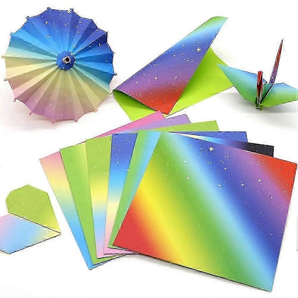 174 kpl Origami Lasten Taiteltavat Paperit Origami Kurki Paperi Luova Origami Neliöpaperi Tuttle Origami Paperi