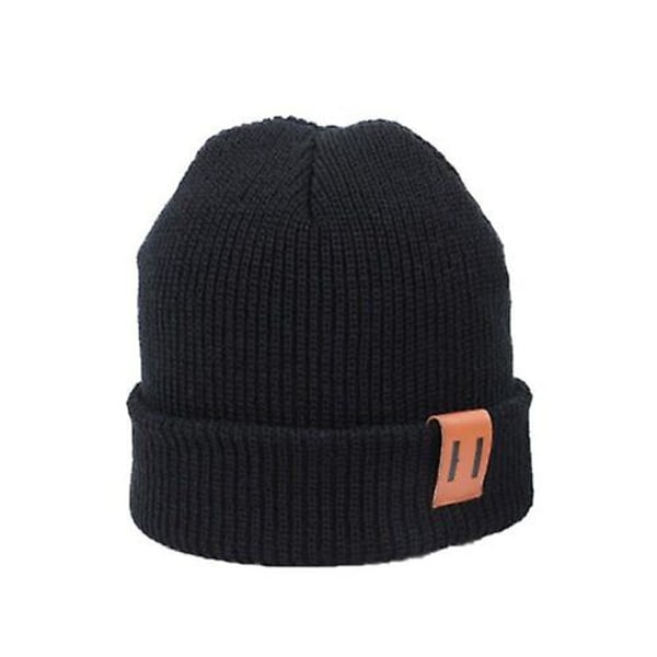 Unisex Warm Winter Classic Knitted Woolly Ski Knit Casual Beanie Hat Dame Mænd