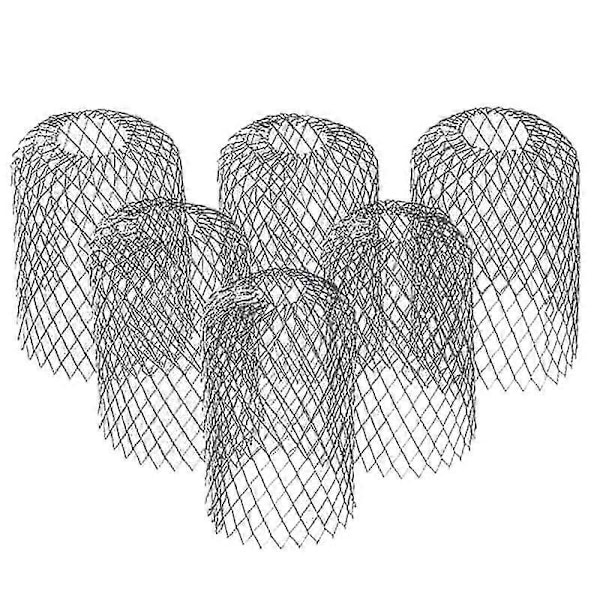 6-pak 3 tommer udvidelig aluminiumsfilter si afløbsrør til tagrender for at stoppe blokering af blade