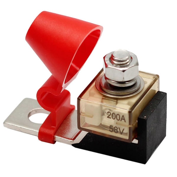 200A 58V Skibs Båd Terminal Monterings Sikringsblok Kit Med Enkelt Bolt RV Støvtæt - YYA