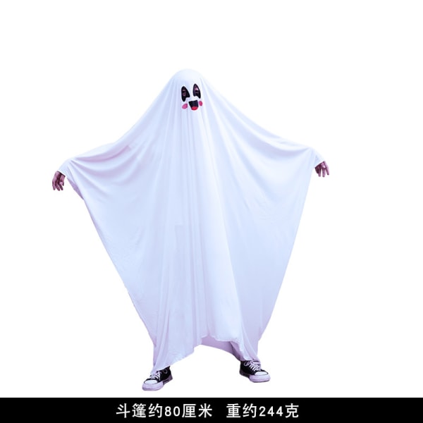 2023 nye Halloween børnekostumer maskerade børn voksen spøgelse kappe kappe tøj dress up style 2 L