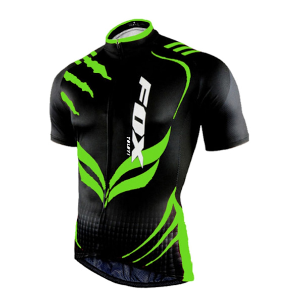 fox teleyi Cykeltröja Set Herr Sommar Utomhus Cykelkläder Snabbtorka Cykelkläder Andas MTB Cykeldräkt 17 4XL