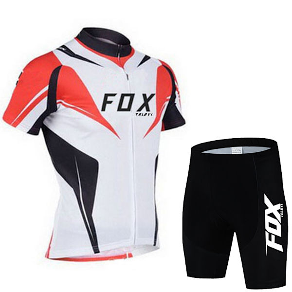 fox teleyi Cykeltröja Set Herr Sommar Utomhus Cykelkläder Snabbtorka Cykelkläder Andas MTB Cykeldräkt 12 4XL